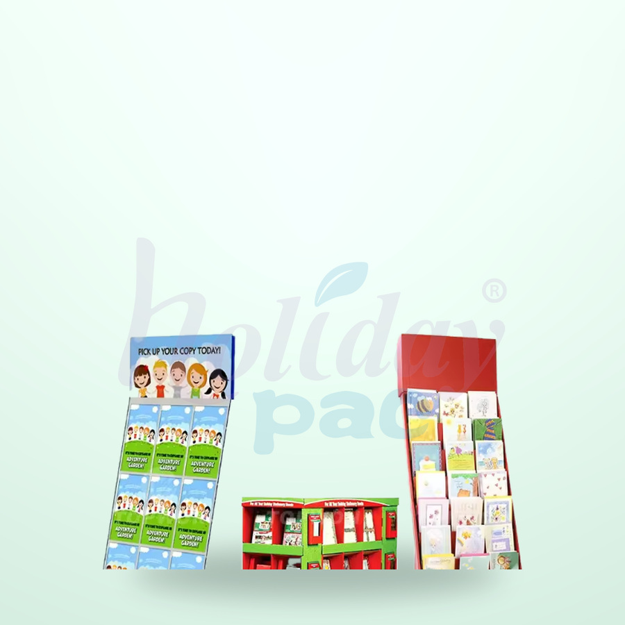 Holidaypacfactory related product Custom Cardboard Book Display Stands