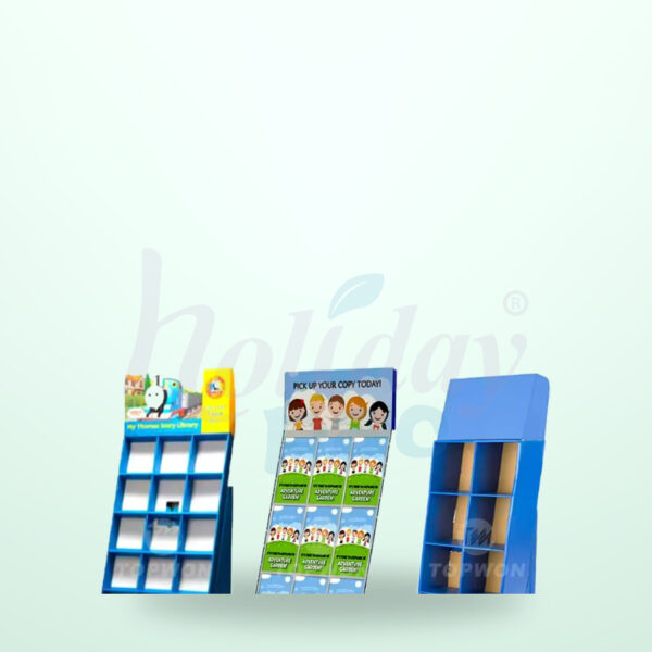 Holidaypacfactory Custom Cardboard Book Display Stands for Library Gift Corners image 02 by Holidaypacfactory