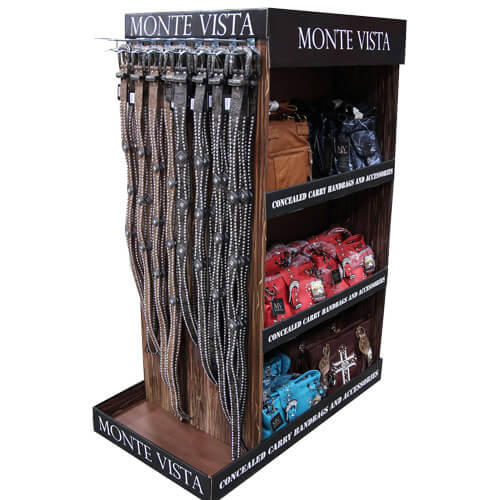 Holidaypacfactory cardboard pallet clothing display category merchandising detail