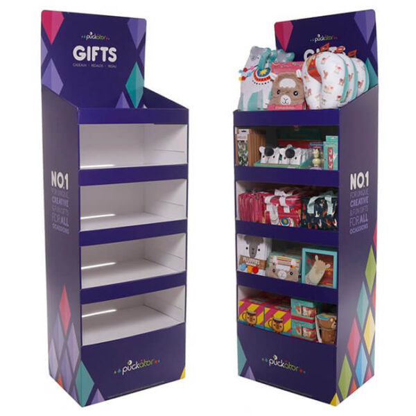 Holidaypacfactory cardboard pallet display stand category merchandising detail
