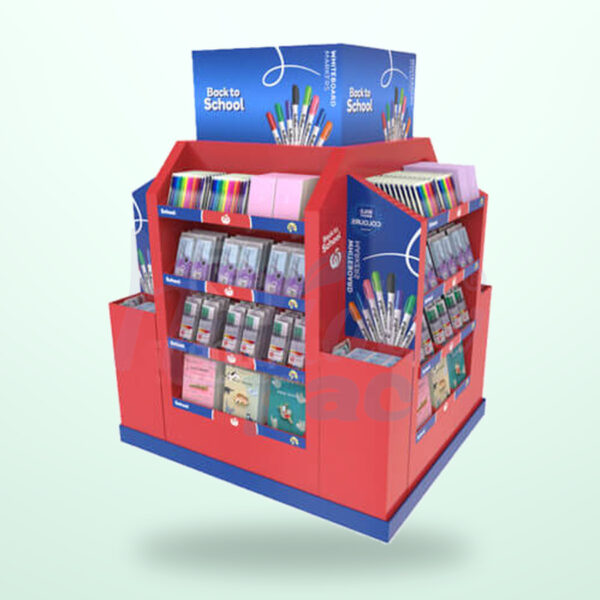 Holidaypacfactory Pen and Marker Floor Display for Back-to-School Promotions image 01 by Holidaypacfactory