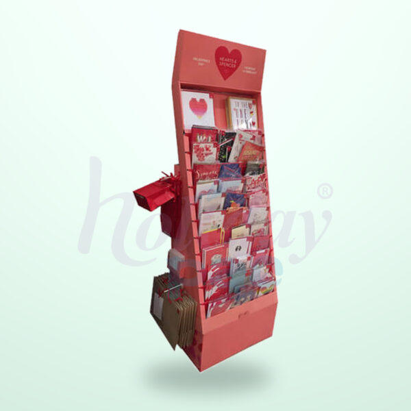 Holidaypacfactory Greeting Card Floor Display Rack for Multi-Pocket Retail Programs image 01 by Holidaypacfactory