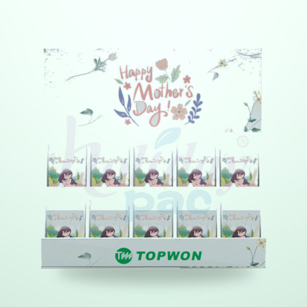 Holidaypacfactory Mother's Day Corrugated Counter Tray for Floral Gift Campaigns image 02 by Holidaypacfactory