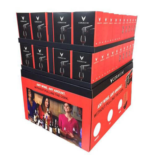 Holidaypacfactory corrugated pallet display shelf store promotion reference