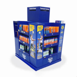 Holidaypacfactory corrugated pallet skirts display retail product view