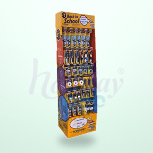 Holidaypacfactory Ruler Floor Display Rack for School Supply Retail image 01 by Holidaypacfactory
