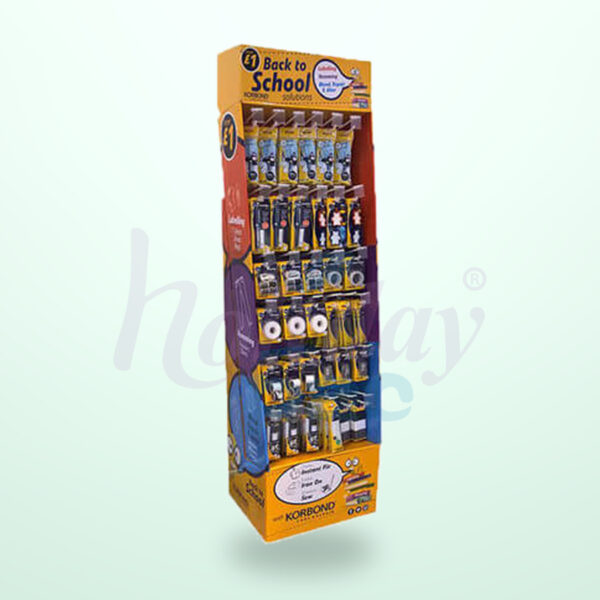 Holidaypacfactory Ruler Floor Display Rack for School Supply Retail image 01 by Holidaypacfactory