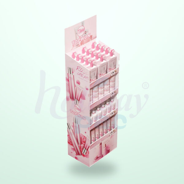 Holidaypacfactory Premium Cosmetic Floor Display Stand for Beauty Counter Rollouts image 03 by Holidaypacfactory