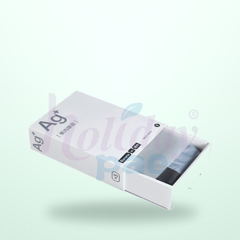 Holidaypacfactory Custom Drawer Packaging Box for Socks for Fashion Retail Packaging normalized 900 square apparel packaging main image with centered logo watermark