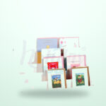 Holidaypacfactory Custom Paper Book Counter Display for Bookshop Retail Programs image 02 by Holidaypacfactory