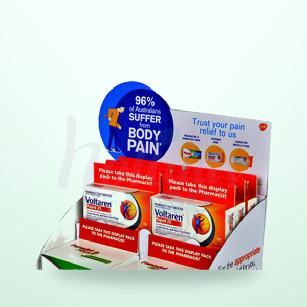 Holidaypacfactory Custom PDQ Display Box for Retail Pharmacy for Checkout Counter Promotions image 02 by Holidaypacfactory