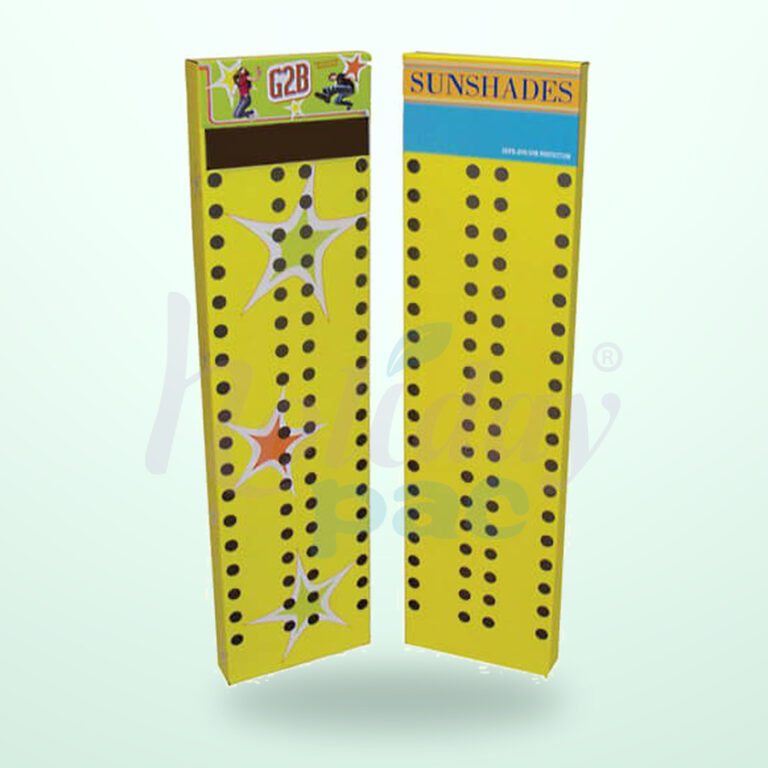Holidaypacfactory custom printed cardboard sidekick display main image with centered logo watermark