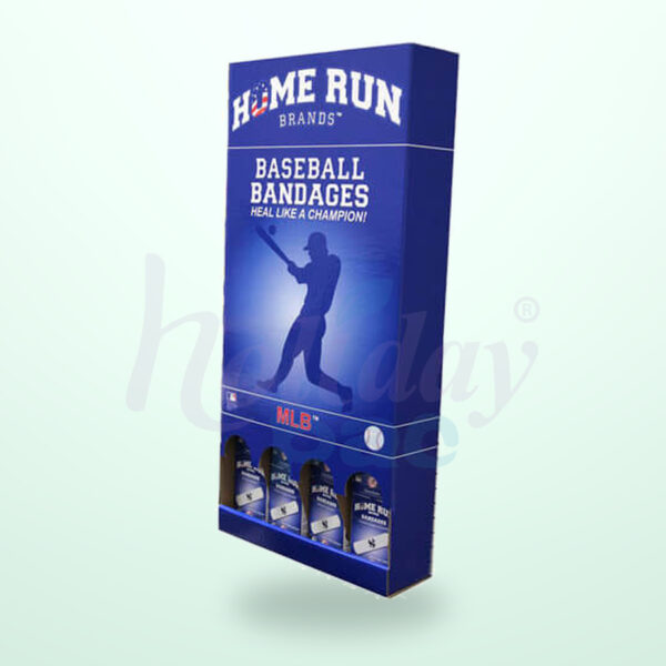 Holidaypacfactory custom printed cardboard sidekick display product application view