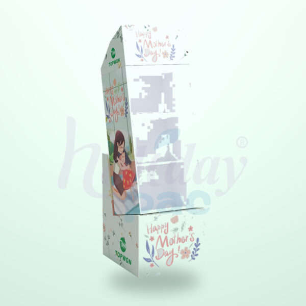 Holidaypacfactory Mother's Day Aisle Promotion Floor Display for Supermarket Sales image 02 by Holidaypacfactory