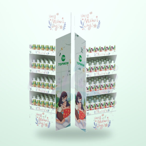 Holidaypacfactory Mother's Day Aisle Promotion Floor Display for Supermarket Sales image 05 by Holidaypacfactory