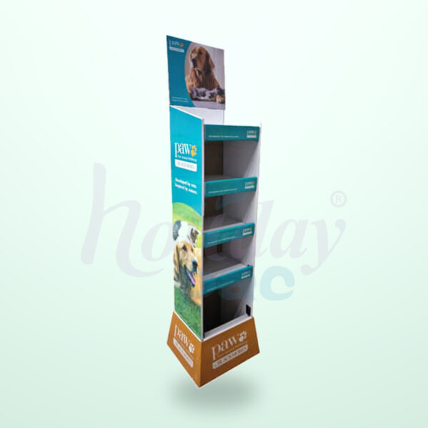 Holidaypacfactory Dog Treat Floor Display for Pet Food Aisle Merchandising image 05 by Holidaypacfactory
