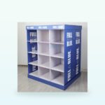 Holidaypacfactory dual sided apparel pallet shipper display with dividers for clothing retail programs image 4