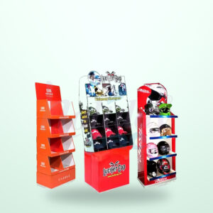 Holidaypacfactory End Cap Baseball Hat Display for Lifestyle Product Merchandising image 01 by Holidaypacfactory