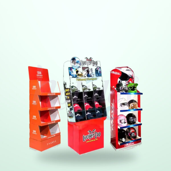 Holidaypacfactory End Cap Baseball Hat Display for Lifestyle Product Merchandising image 01 by Holidaypacfactory
