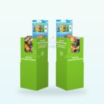 Holidaypacfactory foldable corrugated dump bin display for snack and pet retail promotions image 3