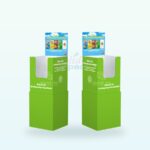 Holidaypacfactory foldable corrugated dump bin display for snack and pet retail promotions image 4
