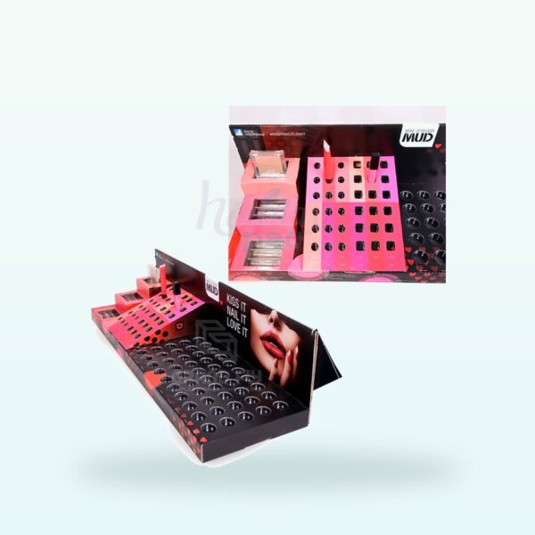 Holidaypacfactory lipstick counter display tray with holes for cosmetics retail promotions image 4