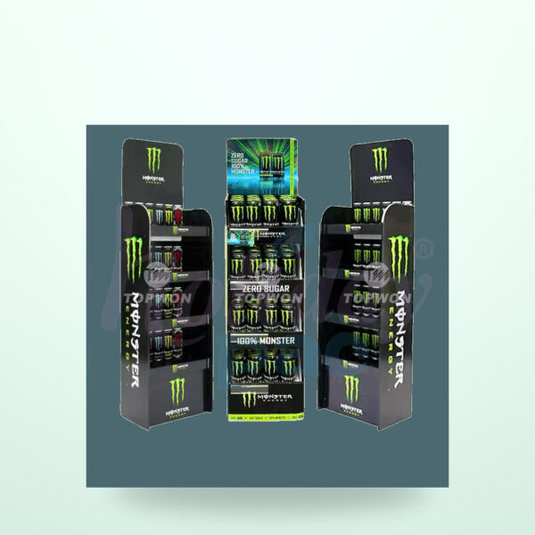 Holidaypacfactory Monster Energy Drink Display Stand for Convenience Store Beverage Sales image 01 by Holidaypacfactory