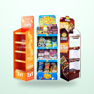 Holidaypacfactory Handmade Potato Chip Counter Top Display Stand for Checkout Counter Promotions image 02 by Holidaypacfactory