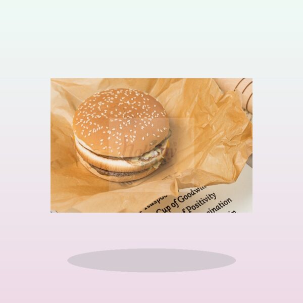 Holidaypacfactory printed greaseproof burger wrap paper sheets product image 2
