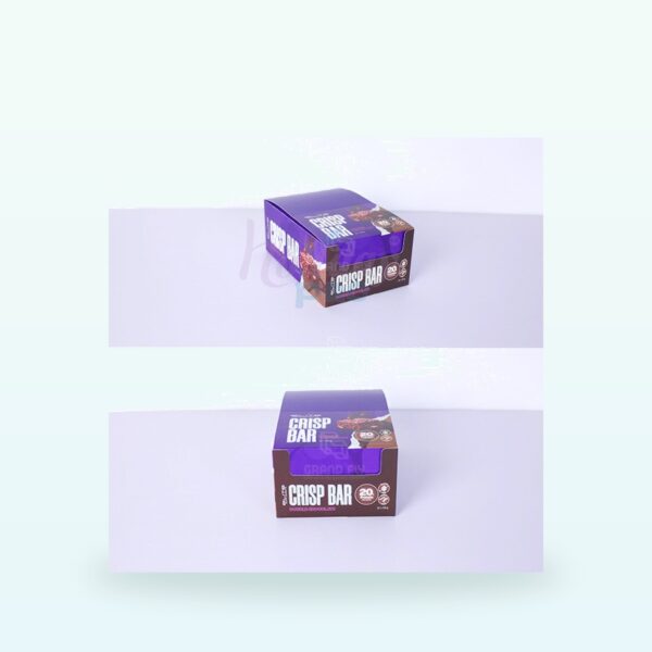 Holidaypacfactory protein bar shelf ready packaging SRP tray for snack retail replenishment image 3