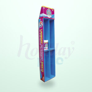 Holidaypacfactory retail cardboard sidekick display side view