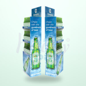 Holidaypacfactory Retail Corrugated Beer Display Stands for Beverage Retail Promotions image 01 by Holidaypacfactory