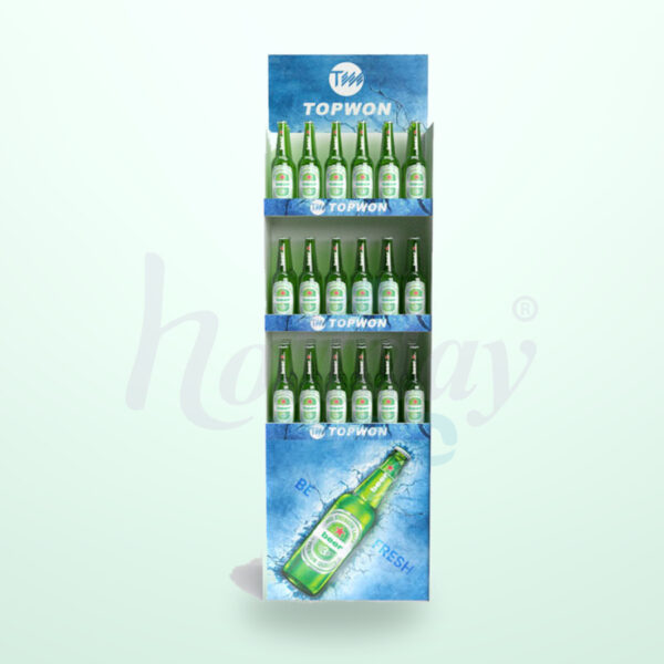 Holidaypacfactory Retail Corrugated Beer Display Stands for Beverage Retail Promotions image 03 by Holidaypacfactory