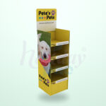 Holidaypacfactory Corrugated Pet Store Floor Display for Multi-Product Pet Retail image 02 by Holidaypacfactory