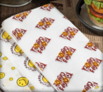Holidaypacfactory custom logo repeat greaseproof paper sheets for private label foodservice