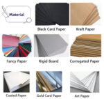 Holidaypacfactory premium chocolate packaging material options including black card paper and rigid board
