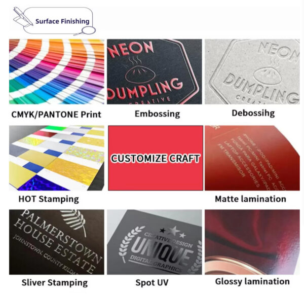 Holidaypacfactory chocolate box surface finishing options with foil stamping embossing and lamination