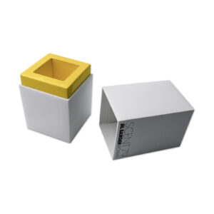 Holidaypacfactory custom magnetic open perfume box packaging clean open box view