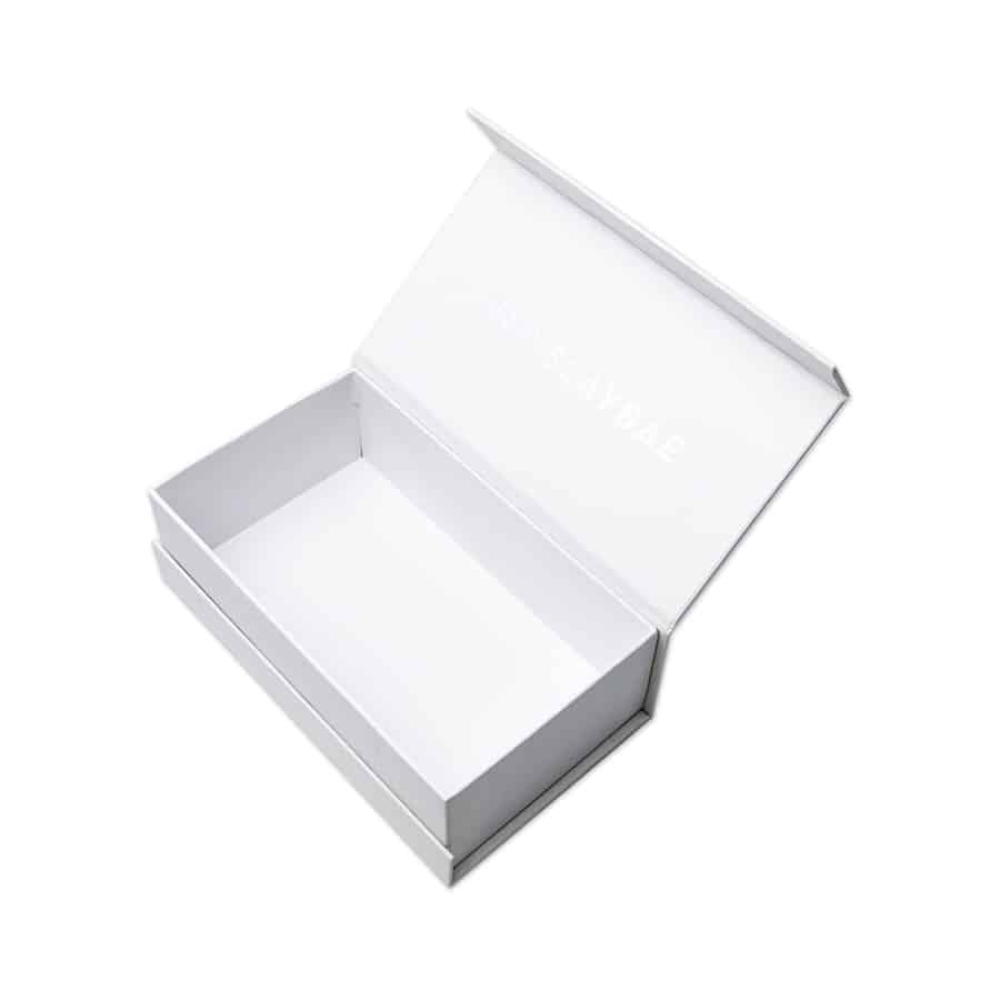 Holidaypacfactory custom magnetic open perfume box packaging opening view