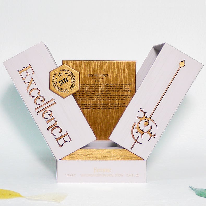 Holidaypacfactory double opening luxury perfume box packaging opening view
