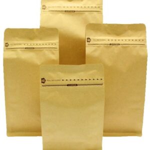 Holidaypacfactory seed and spice kraft paper pouch bags for pantry refill product image 1