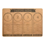 Holidaypacfactory printed disposable paper placemats for diner menus product image 4