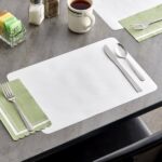 Holidaypacfactory rounded corner disposable paper placemats for cafes product image 1