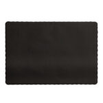 Holidaypacfactory colored scalloped disposable paper placemats for event catering product image 2