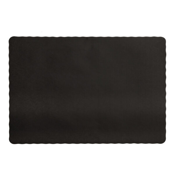 Holidaypacfactory colored scalloped disposable paper placemats for event catering product image 2