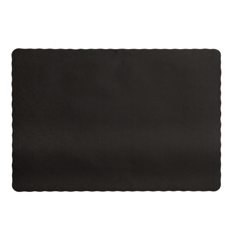 Holidaypacfactory colored scalloped disposable paper placemats for event catering product image 1