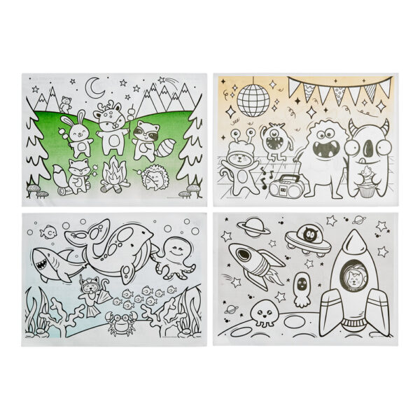 Holidaypacfactory kids activity disposable paper placemats for family restaurants product image 5