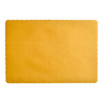 Holidaypacfactory colored scalloped disposable paper placemats for event catering product image 5