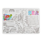 Holidaypacfactory kids activity disposable paper placemats for family restaurants product image 3