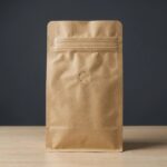 Holidaypacfactory coffee bean kraft paper pouch bags with degassing valve product image 2
